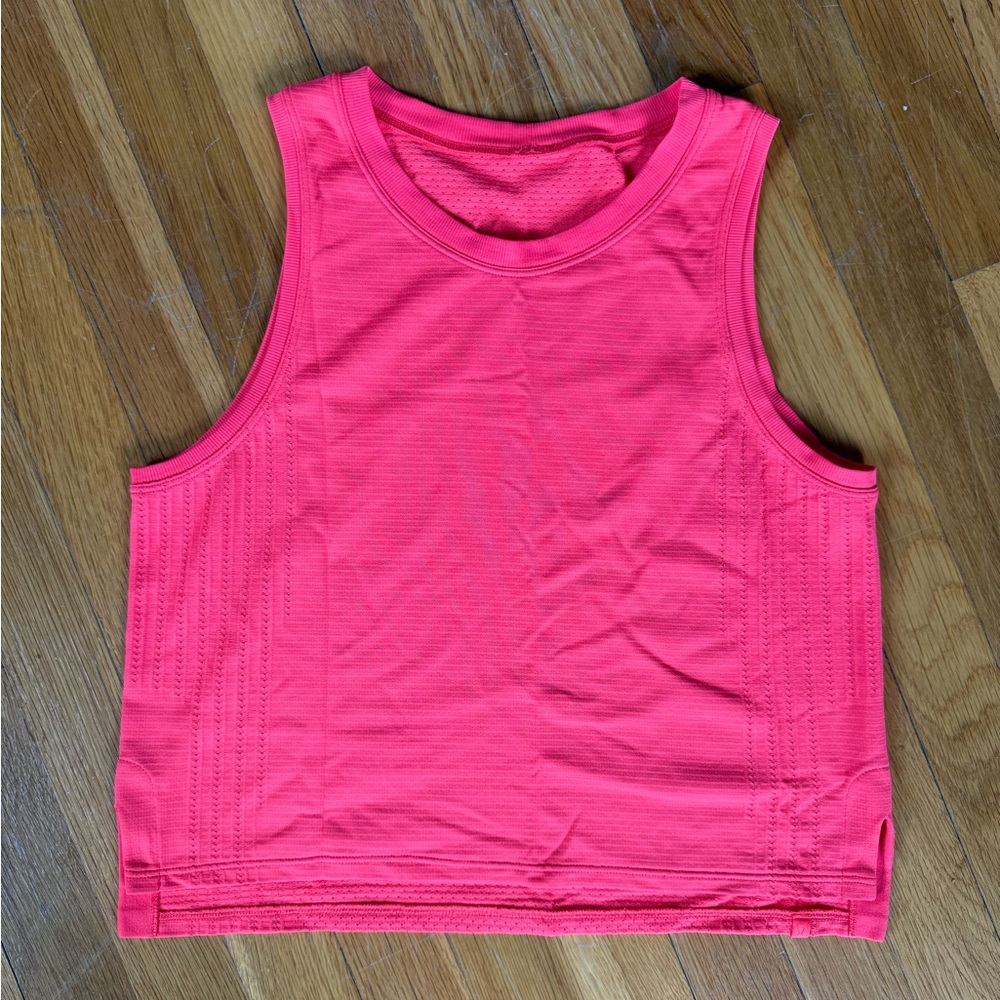 Lululemon High-Low Cropped Tank Top 4 - Picture 3 of 4
